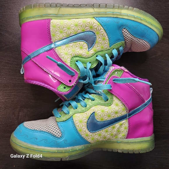 Nike Dunk Hi Skinny DB Doernbecher Women's Size 6 2011 Warang RARE - Picture 10 of 10